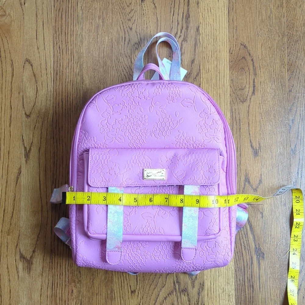NWT Betsey Johnson LBSKYLAR Backpack In Pink